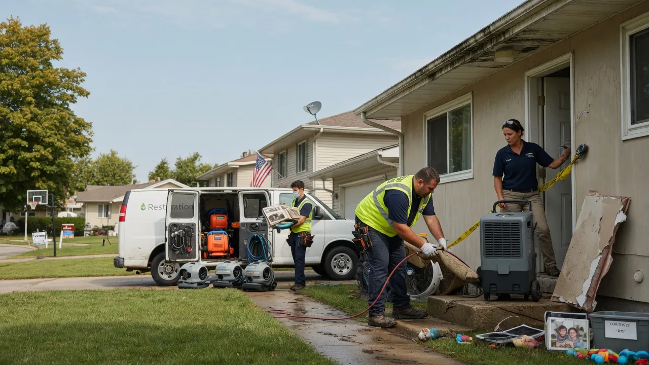 Water Damage Restoration in Bazine, KS near me